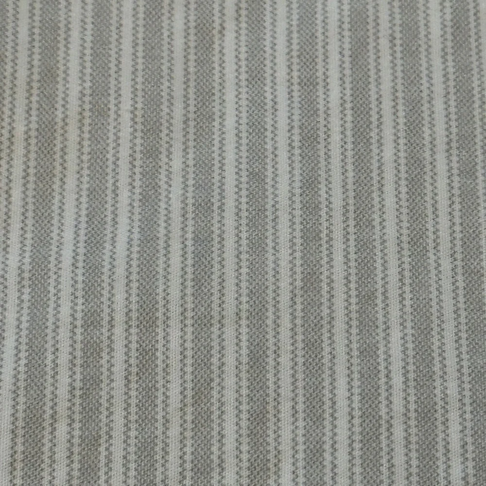 Tommy Hilfiger Twin Sheet Set Gray Stripe Cotton w Pillowcase  - Read‎